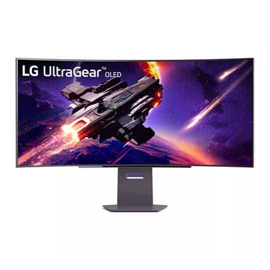 (image for) LG UltraGear 45\" 45GS95QE-B UWQHD Curved FreeSync Premium Pro OLED Gaming Monitor